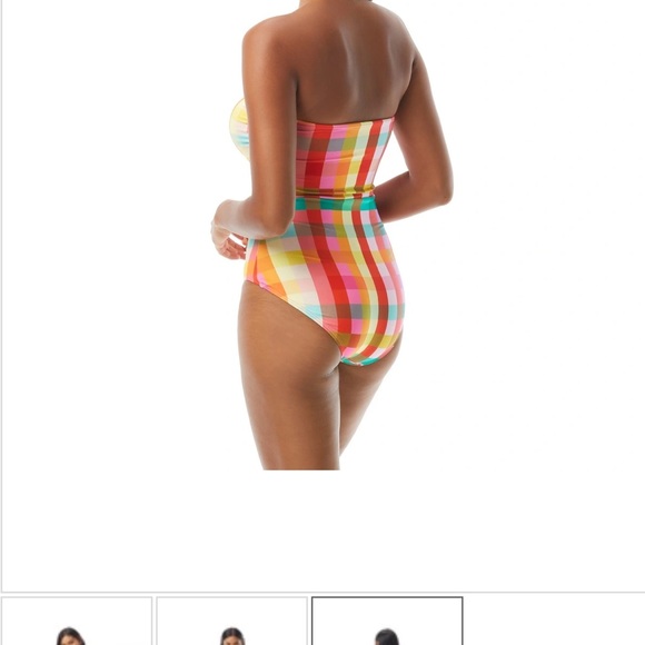 Kate Spade Garden Plaid One Piece - Picture 2 of 5